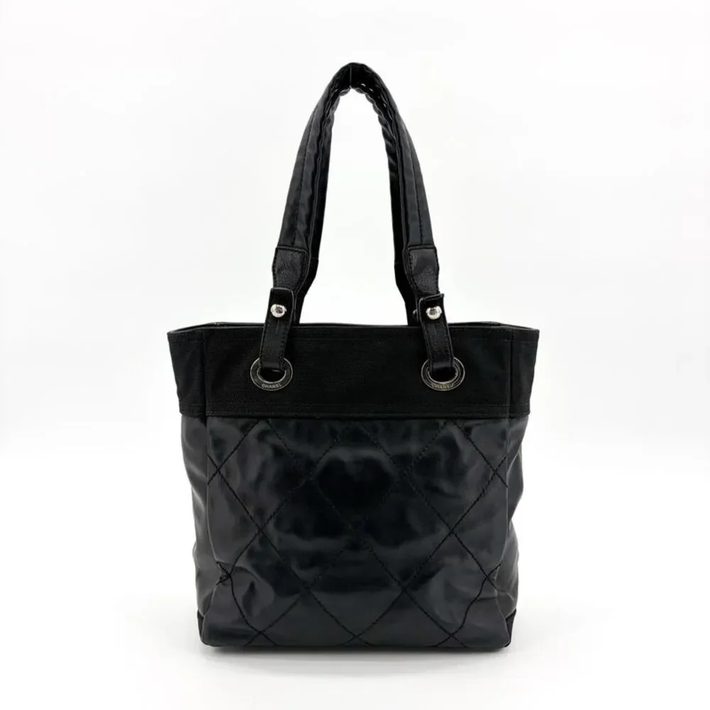 Chanel Paris Biarritz Tote Bag PM Black